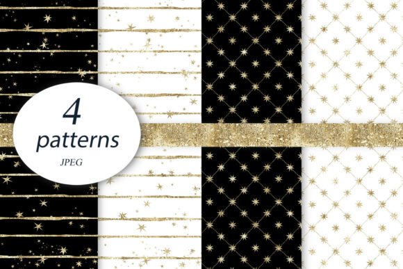 Black White Space Backgrounds Gold Paper: A Study in Elegance and Versatility