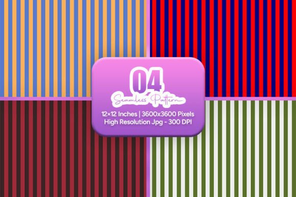Bold Color Stripe Seamless Pattern: A Vibrant Addition to Creative Projects