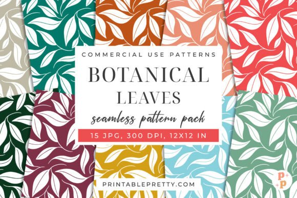 Botanical Leaves Digital Paper Seamless: A Nature-Inspired Design Solution