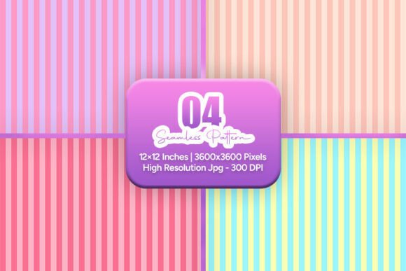 Bright Candy Stripe Seamless Pack: A Vibrant Design Resource