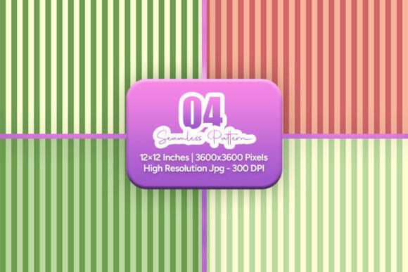 Fresh Green Stripe Seamless Pattern: A Versatile Tool for Creative Workflows