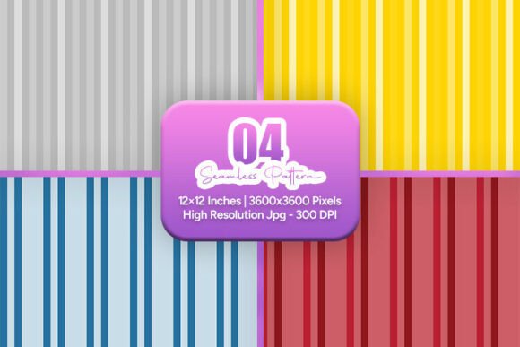 Modern Color Stripe Seamless Pattern: A Versatile Design Element