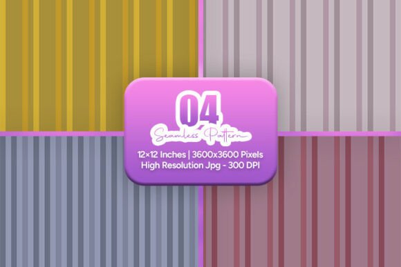 Muted Stripe Seamless Pattern Set for Elegant Design Solutions