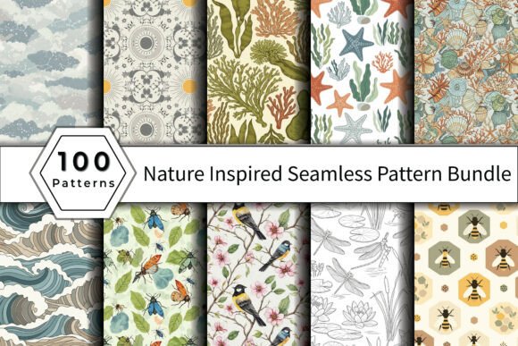 Nature Inspired Seamless Pattern: A Creative Resource for Designers and Artists