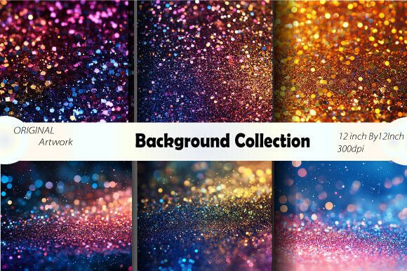 Seamless Texture Glitter Background: A Vibrant Digital Art Collection