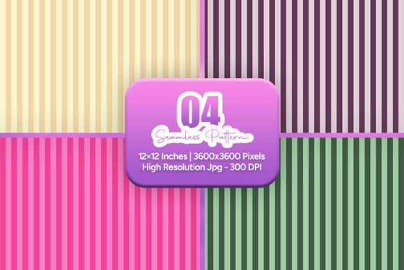 Soft Chic Stripe Seamless Pattern Set for Creative Expression